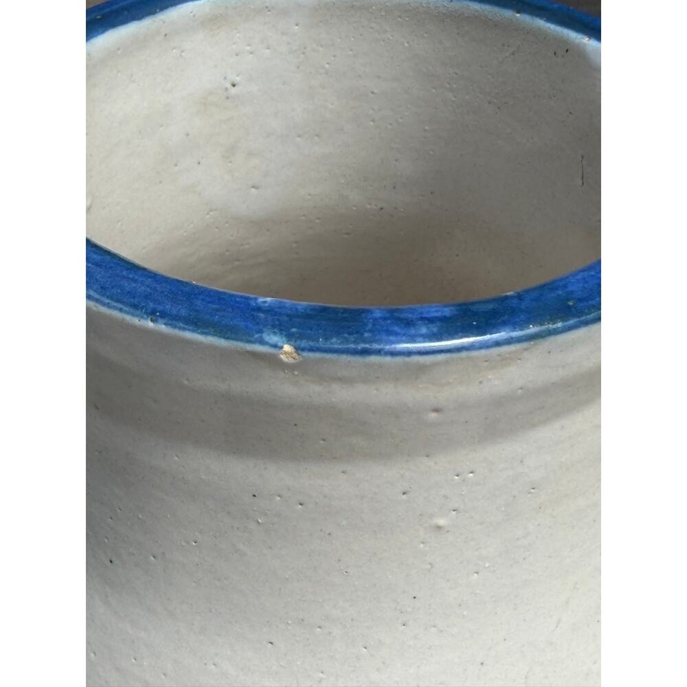 Knesseth Denisons Dorchester Pottery Turkey Pitcher 2 Mugs Blue White Signed - Picture 12 of 14